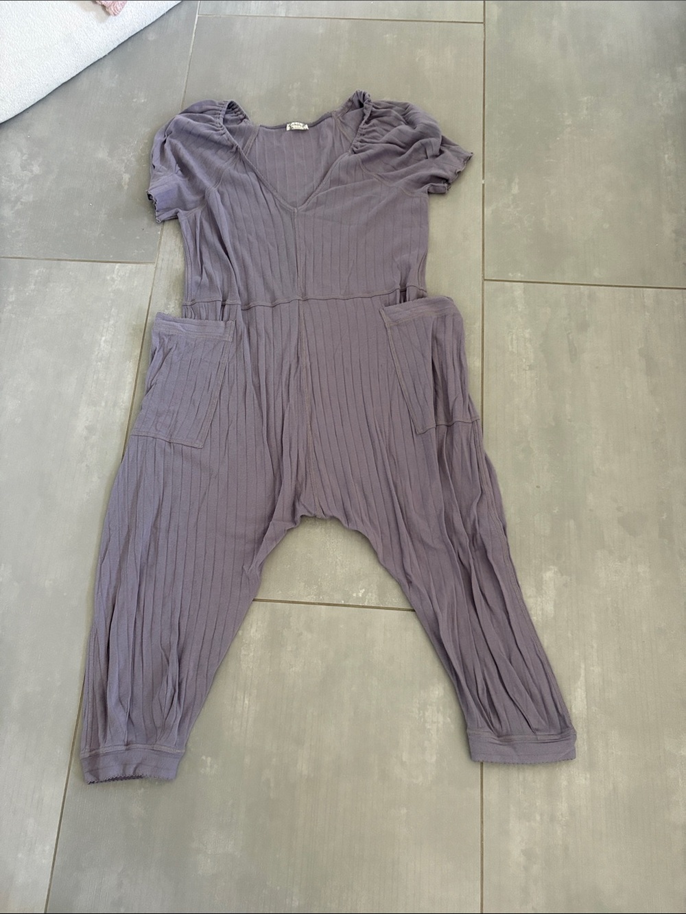 Women’s Pocket Jumpsuit — Lavender Gray